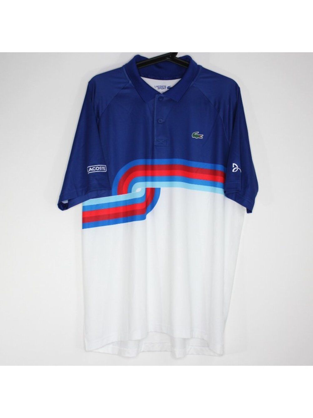 Lacoste Sport Mens XL Novak Djokovic Performance Tennis Polo Shirt Q1157